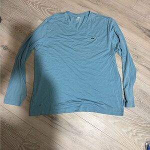 Lacoste Men's Teal Long Sleeve Tee